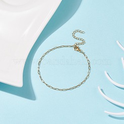 304 Edelstahl-Büroklammerkettenarmband für Damen&nbsp;BJEW-JB08325