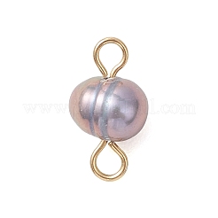 Breloques connecteur de pomme de terre en perles de culture d'eau douce naturelles&nbsp;PALLOY-JF05062