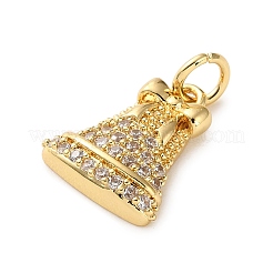 Breloques en laiton avec zircone cubique de micro pave&nbsp;LS-KK-I383-05G-01