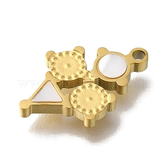 Ionenplattierung (IP) 304 Edelstahl manuelle Polieranhänger&nbsp;STAS-M059-02G-02
