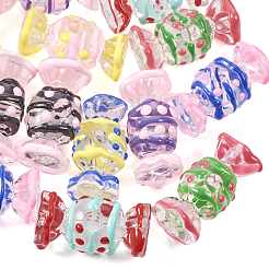 14 Stück 7 transparente Acrylperlen im Stil&nbsp;FIND-TA0002-42