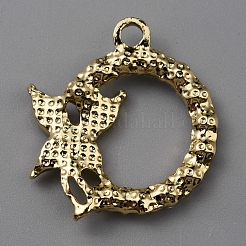 Emaille Anhänger Legierung&nbsp;PALLOY-WH0112-03KCG-06