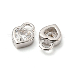 925 ciondolo in argento sterling placcato in vero platino rodiato&nbsp;STER-K176-03A-P