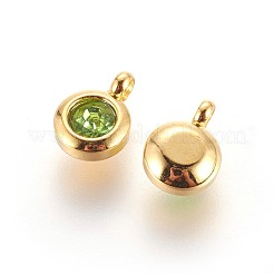 Ciondoli in strass in acciaio inossidabile 304&nbsp;X-STAS-P237-10G-M