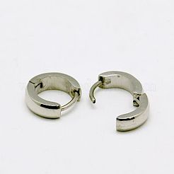 Orecchini a cerchio huggie in acciaio inossidabile 304 alla moda e resistenti all'ossidazione&nbsp;EJEW-G120-25A