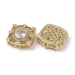 Perles de zircone cubique micro pave en Laiton&nbsp;KK-G491-36G-04