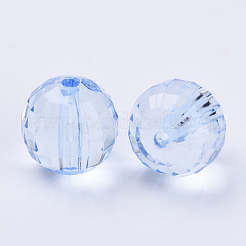 Perles en acrylique transparente&nbsp;TACR-Q254-10mm-V41