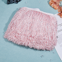Polyester-Quasten-Spitzenband&nbsp;DIY-WH0430-568