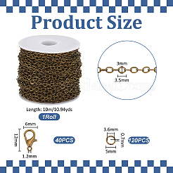 Kits de fabrication de colliers/bracelets à chaîne DIY&nbsp;DIY-UN0007-73AB