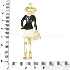 Legierung Rhinestone-große Anhänger&nbsp;PALLOY-P315-12G