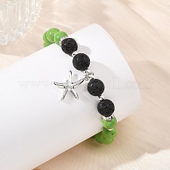 Seestern 304 Edelstahl Charm Armbänder&nbsp;BJEW-JB14086
