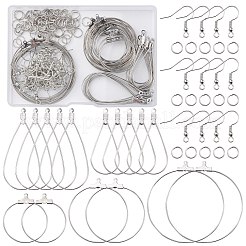 Diy Drahtwickel-Ohrring-Herstellungsset&nbsp;DIY-FS0005-09