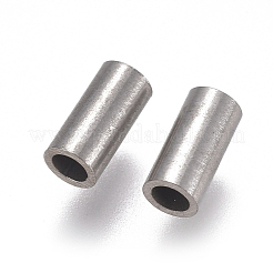 Anlaufgeschützte 304 Edelstahl-Rohrperlen&nbsp;STAS-F224-01P-B