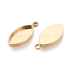 Cabochon-Anhängerkomponente aus Edelstahl 304&nbsp;STAS-Q113-18A-G