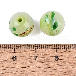 Perles vernissées manuelles&nbsp;LAMP-T023-02B-08