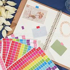Selbstklebende Blanko-Aufkleber aus Papier in Regenbogenfarben&nbsp;DIY-WH0409-23