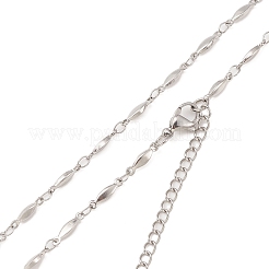 Anlaufgeschützter Makramee-Beutel aus Edelstahl 304 mit Gliederkette&nbsp;NJEW-JN04398