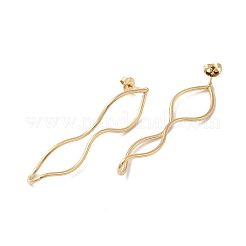 Ohrstecker aus 304 Edelstahl für Damen&nbsp;EJEW-Q781-26G