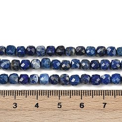 Filo di Perle lapis lazuli naturali &nbsp;G-RM2025-D52-4x4mm-B