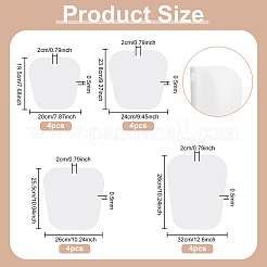 16 Stück 4 Stile PVC-Stiefelformer-Einsätze&nbsp;DIY-BC0006-73A