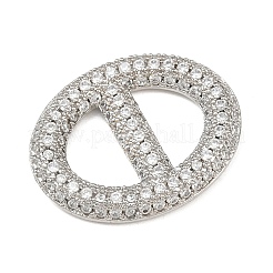 Messing Micro Pave klare Zirkonia Verbinder Verbinder Charms&nbsp;LS-KK-K413-04B-P