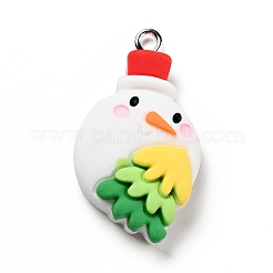 Pendentifs de noël en résine opaque&nbsp;RESI-G043-B02