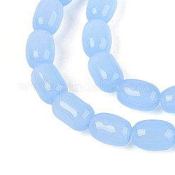 Chapelets de perles en verre imitation jade&nbsp;GLAA-T028-14J-04