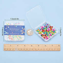 Cabochon in resina trasparente con retro piatto&nbsp;RESI-SC0001-39