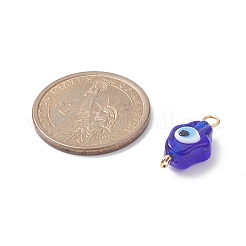 Dijes de conector de murano de mal de ojo hechos a mano&nbsp;PALLOY-JF02052