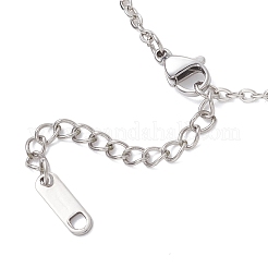 Herstellung einer Halskette aus 2 mm Edelstahlkabelkette (304)&nbsp;AJEW-JB01465-03