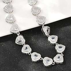 Collares de tenis con forma de corazón&nbsp;KK-CBA4547-17A-P