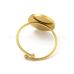 Anillos ajustables de acero inoxidable 304&nbsp;LS-RJEW-B058-02G-09