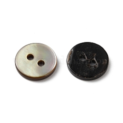 Natürliche schwarze Lippenmuschelknöpfe&nbsp;SH-CBA18B6-01