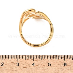 Anillos abiertos de puño de acero inoxidable 304 irregulares&nbsp;SA-CBAF04D-01G