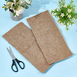 Tapis de culture en fibre de jute pour micro-pousses&nbsp;DIY-WH0678-123