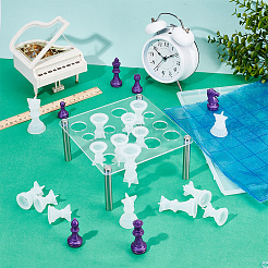 DIY Schach Schachbrett Herstellung Silikonformen Sets&nbsp;DIY-BC0015-43