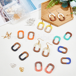 DIY baumeln Ohrring machen Kits&nbsp;DIY-OC0005-05