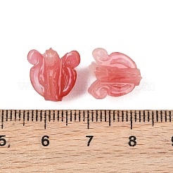 Perles sculptées en corail synthétique&nbsp;BSHE-P034-01D