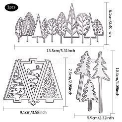 Weihnachtsbaum Rahmen Kohlenstoffstahl Stanzformen Schablonen&nbsp;DIY-CP0001-06