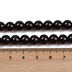 Mozambique importa hebras de cuentas redondas de granate aaaa de grado natural&nbsp;G-E300-AAAA-8mm