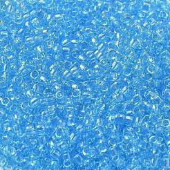 Perle di semi rotonde di vetro di colori trasparenti&nbsp;SEED-B001-06A-02
