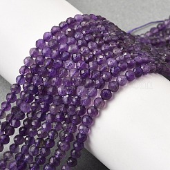 Natürlichen Amethyst Perlen Stränge&nbsp;G-F460-50-A