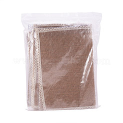 Geflochtene Jute und rutschfeste Spitze aus Spitze&nbsp;AJEW-WH0066-01