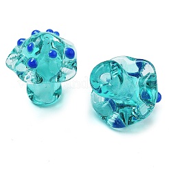 Brins de perles bosselées en verre soufflé faites à la main&nbsp;LAMP-A004-06A