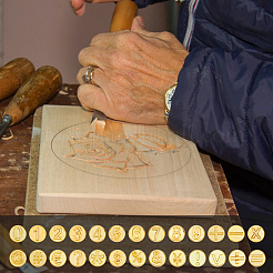 1 jeu de pointes de pyrogravure en laiton pour lettres et chiffres&nbsp;DIY-DC0002-84