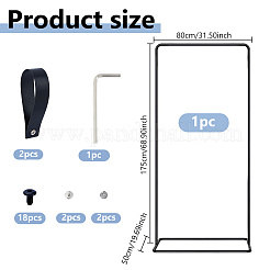 Höhenverstellbarer Eisen-Hochzeitsschildhalter&nbsp;AJEW-WH0410-51EB