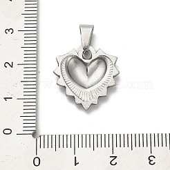 Ciondoli in acciaio inox 304&nbsp;STAS-Q343-12P