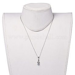 Ottone zirconi collane ciondolo&nbsp;NJEW-JN02619