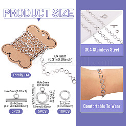 Kits de collares y pulseras de cadena para hacer uno mismo&nbsp;DIY-TA0015-94