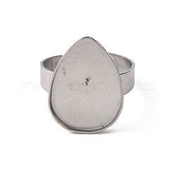 Verstellbare Fingerringkomponenten aus Edelstahl 304&nbsp;STAS-F149-21P-F